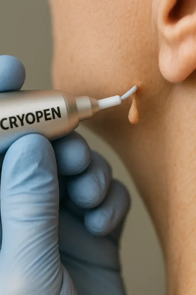 Cryopen for skin tags removal Crewe speak to our team today!