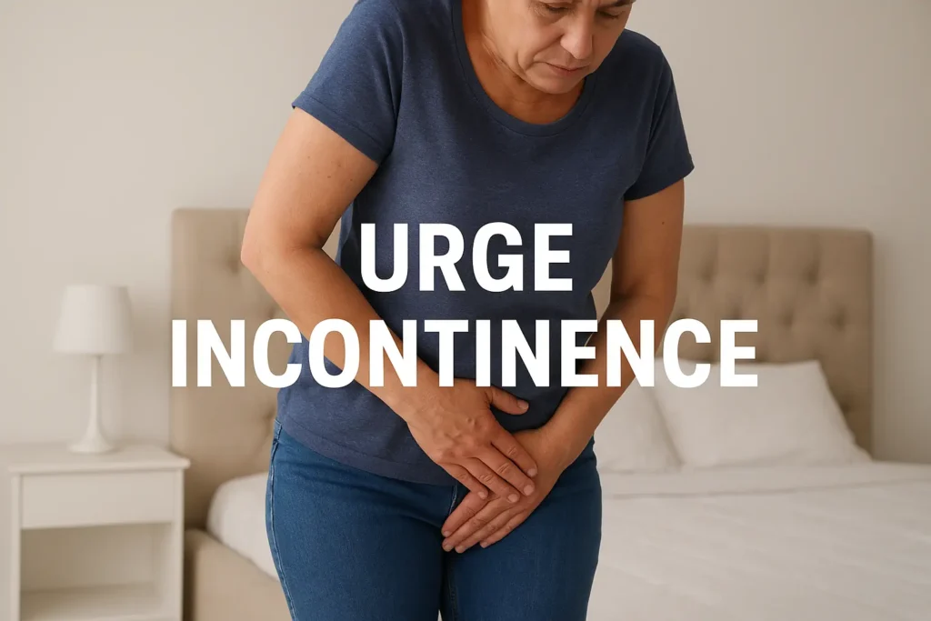 how to manage urge incontinence Crewe symptoms