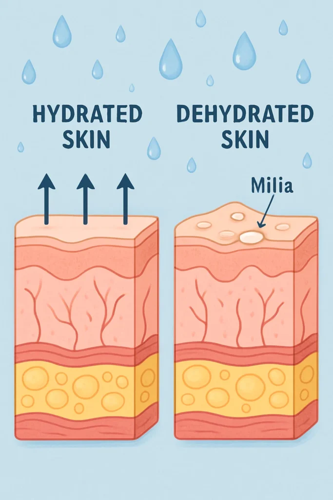 The importance of hydration and milia production Crewe