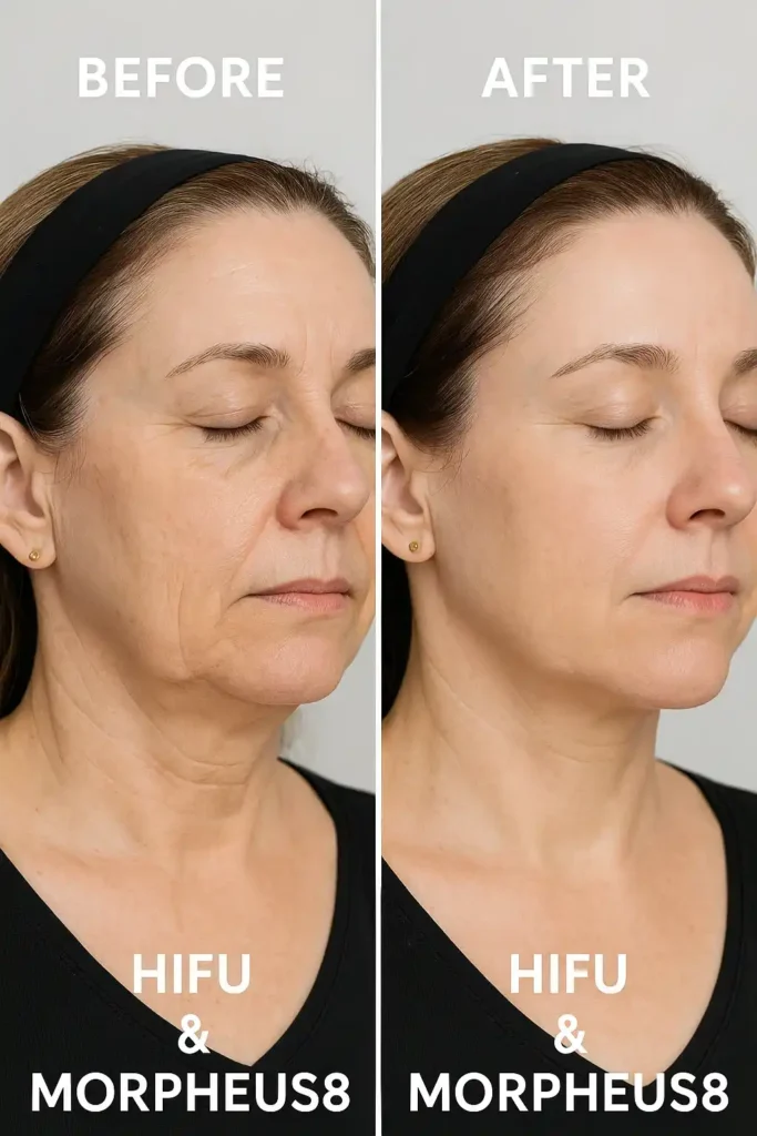 HIFU & Morpheus8 treatment results Crewe - book in today!