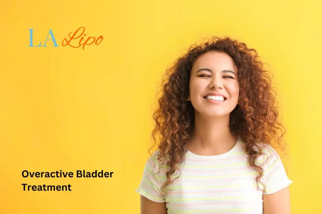 woman smiling about overactive bladder treatment Crewe solutions