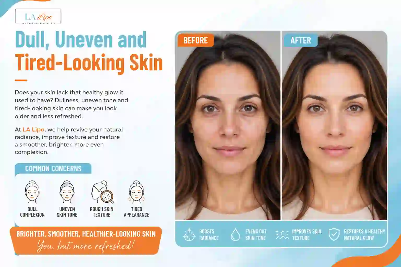 Sign #5: Dull, Uneven and Tired-Looking Skin Crewe